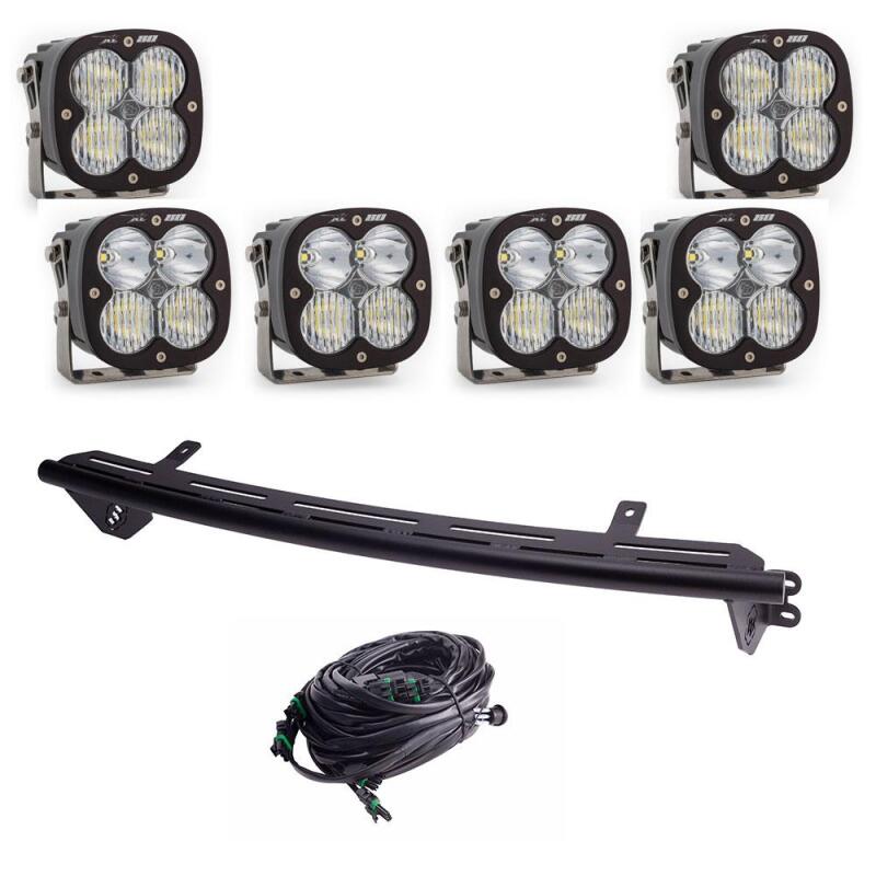 Ford Super Duty Light Pods - Baja Designs - XL 80 Bull Bar Light Kit - `23-`27